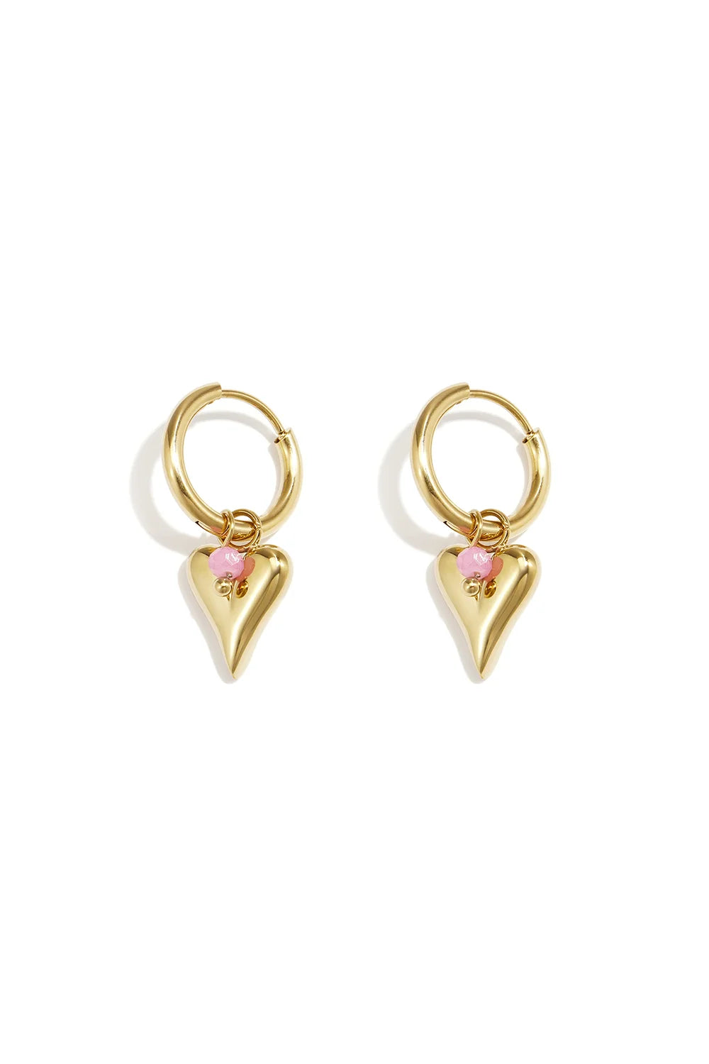 vivid heart oorbellen