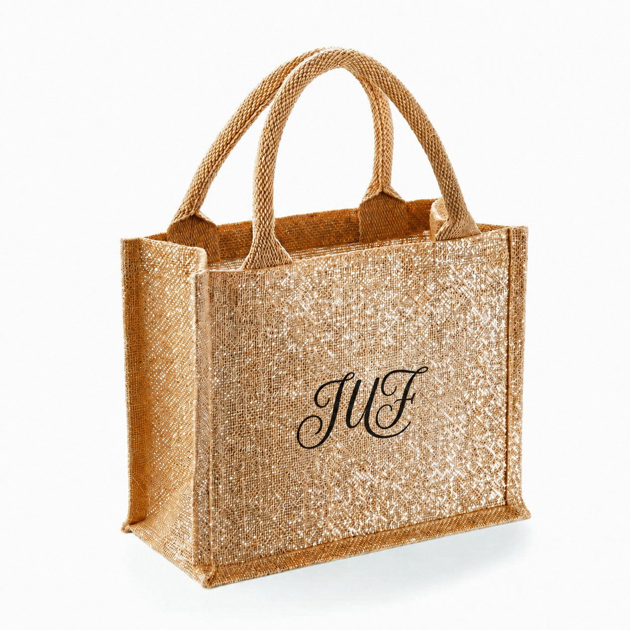 Jute mini shopper TEACHER